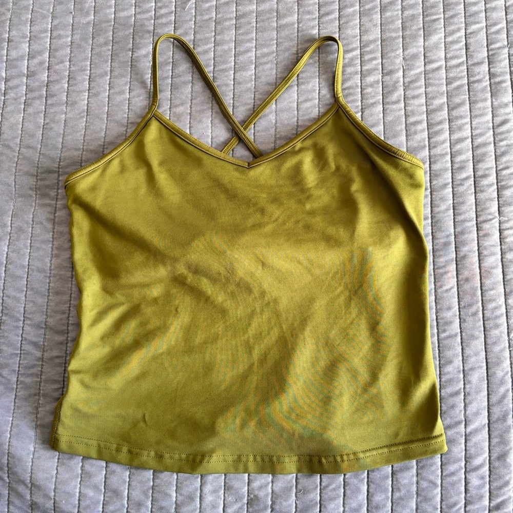 Shiva Shakti Olive Green Yoga Camisole